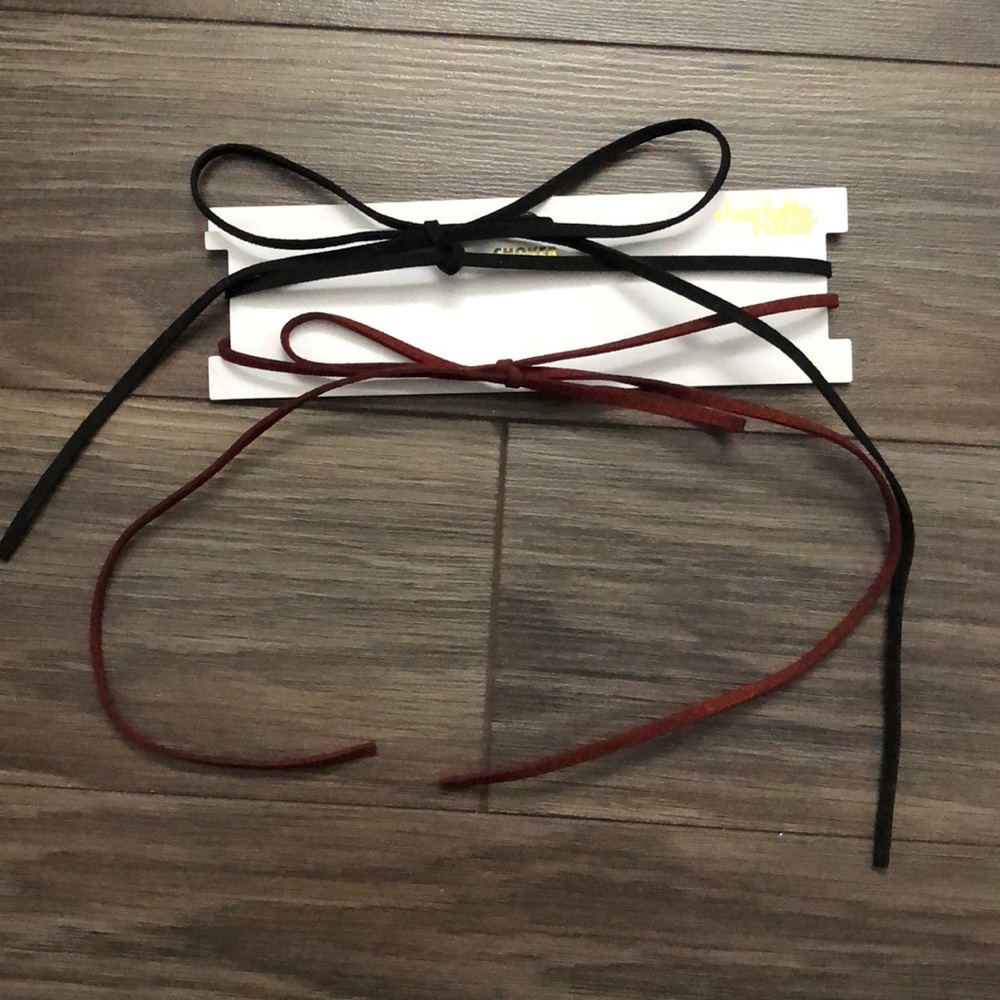 Set of 2 chokers, Charlotte Russe